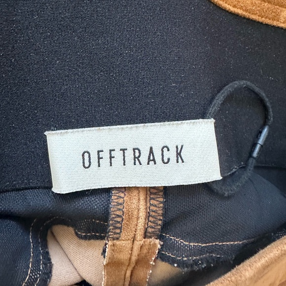OFF TRACK leather suede leggings size M run small!!! - Picture 10 of 12